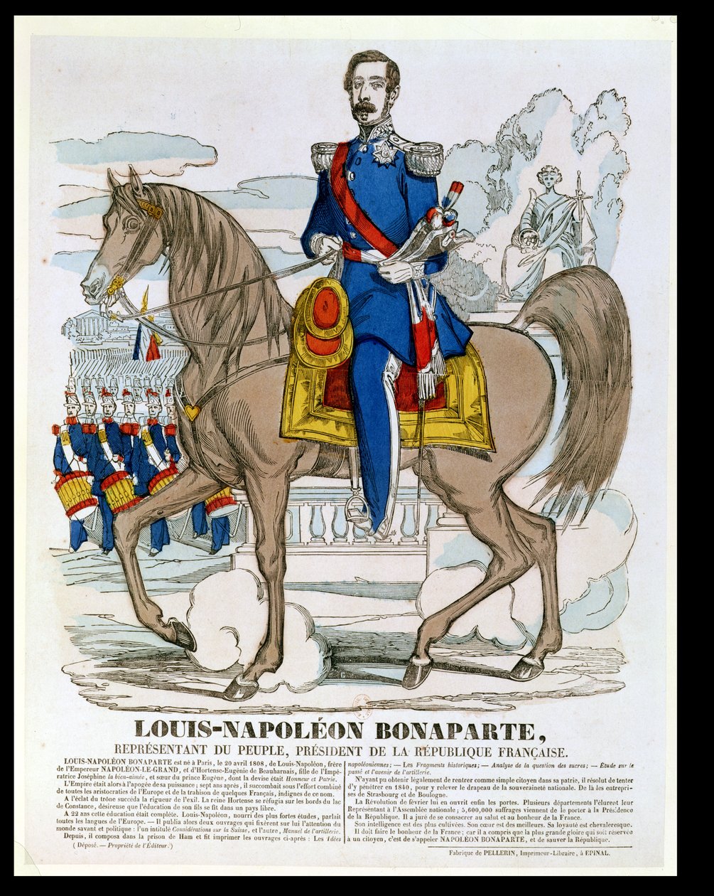 Louis-Napoleon Bonaparte (1808-73) fremtidige Napoleon III, 1849 af French School