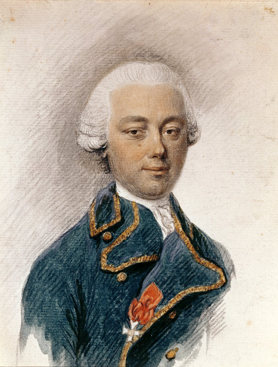 Louis Antoine de Bougainville (1729-1811) som ung mand, ca. 1755 af French School