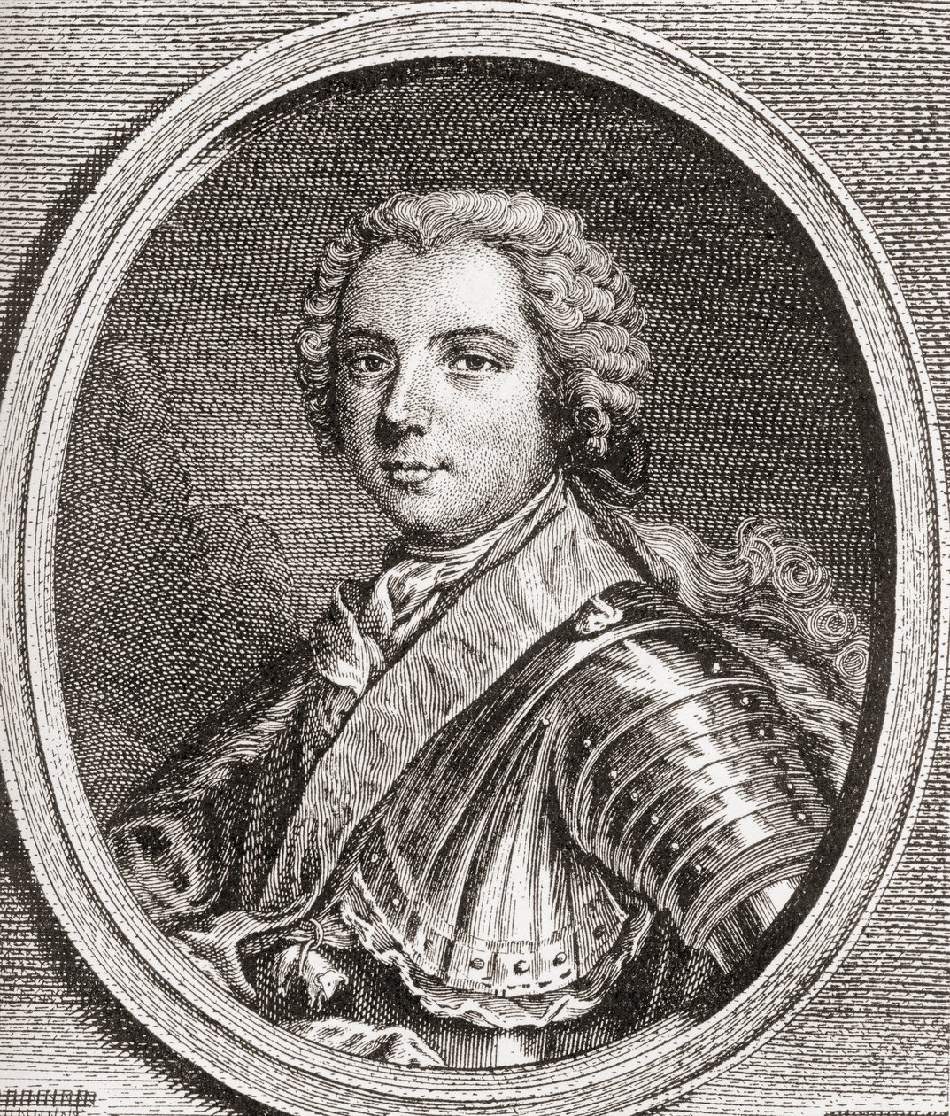 Louis, Dauphin af Frankrig, 1729 1765. Eneste overlevende søn af kong Ludvig XV. Fra Les Heures Libres udgivet 1908. af French School
