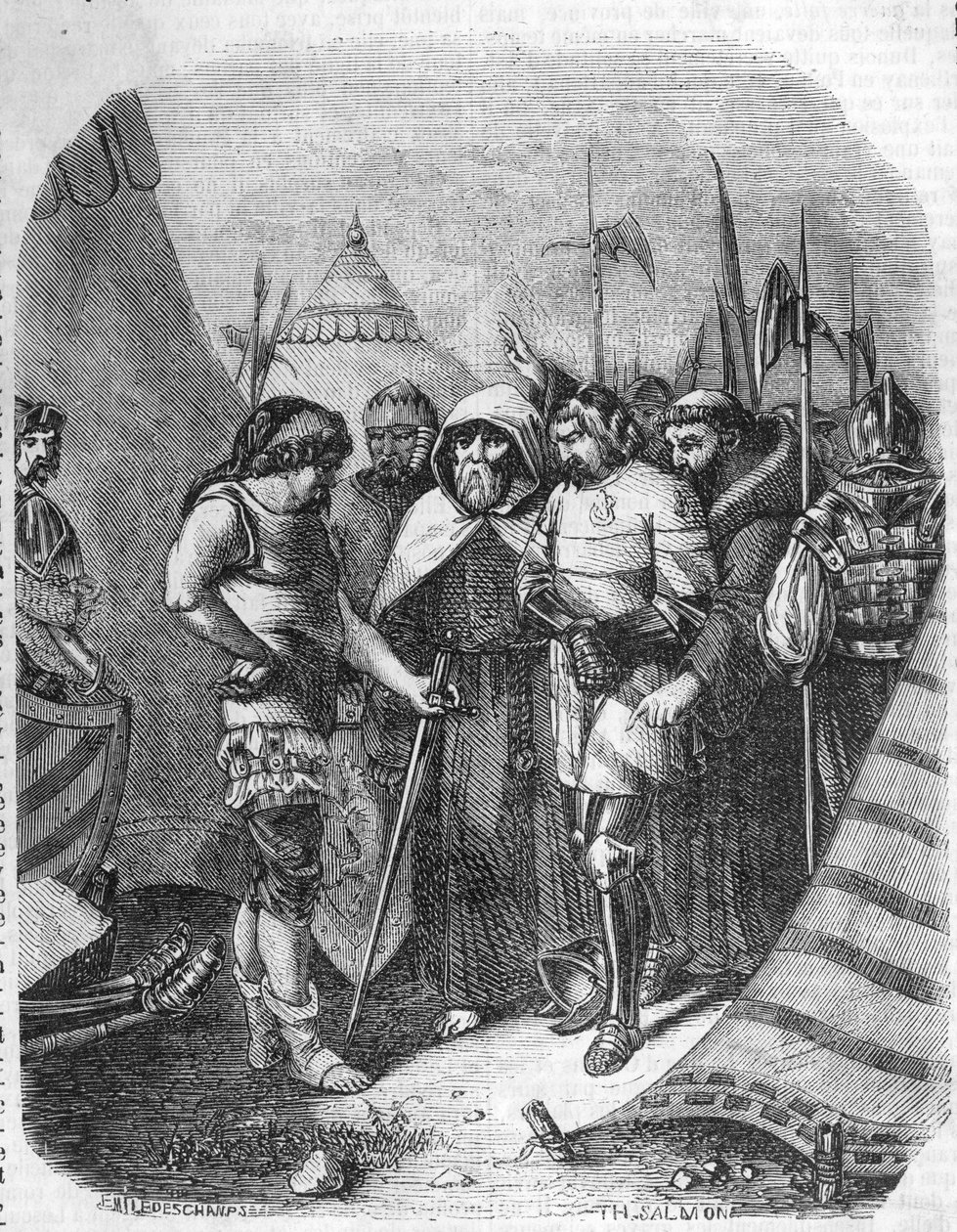 Louis II de la Tremoille (La Trimouille) (1460-1525). engelsk general. Gal Krig (1485-1488). La Tremoille beslutter sig for at dræbe de medskyldige til hertugen af Orleans. af French School