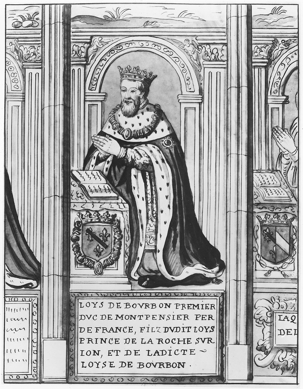Ludvig II af Bourbon, hertug af Montpensier (medlemmer) af French School