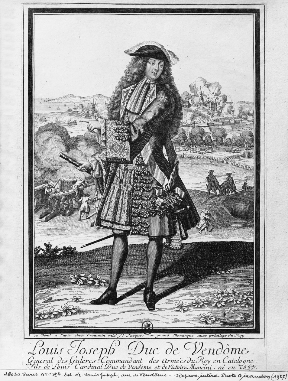 Louis Joseph de Bourbon, hertug af Vendome, kendt som The Great Vendome af French School