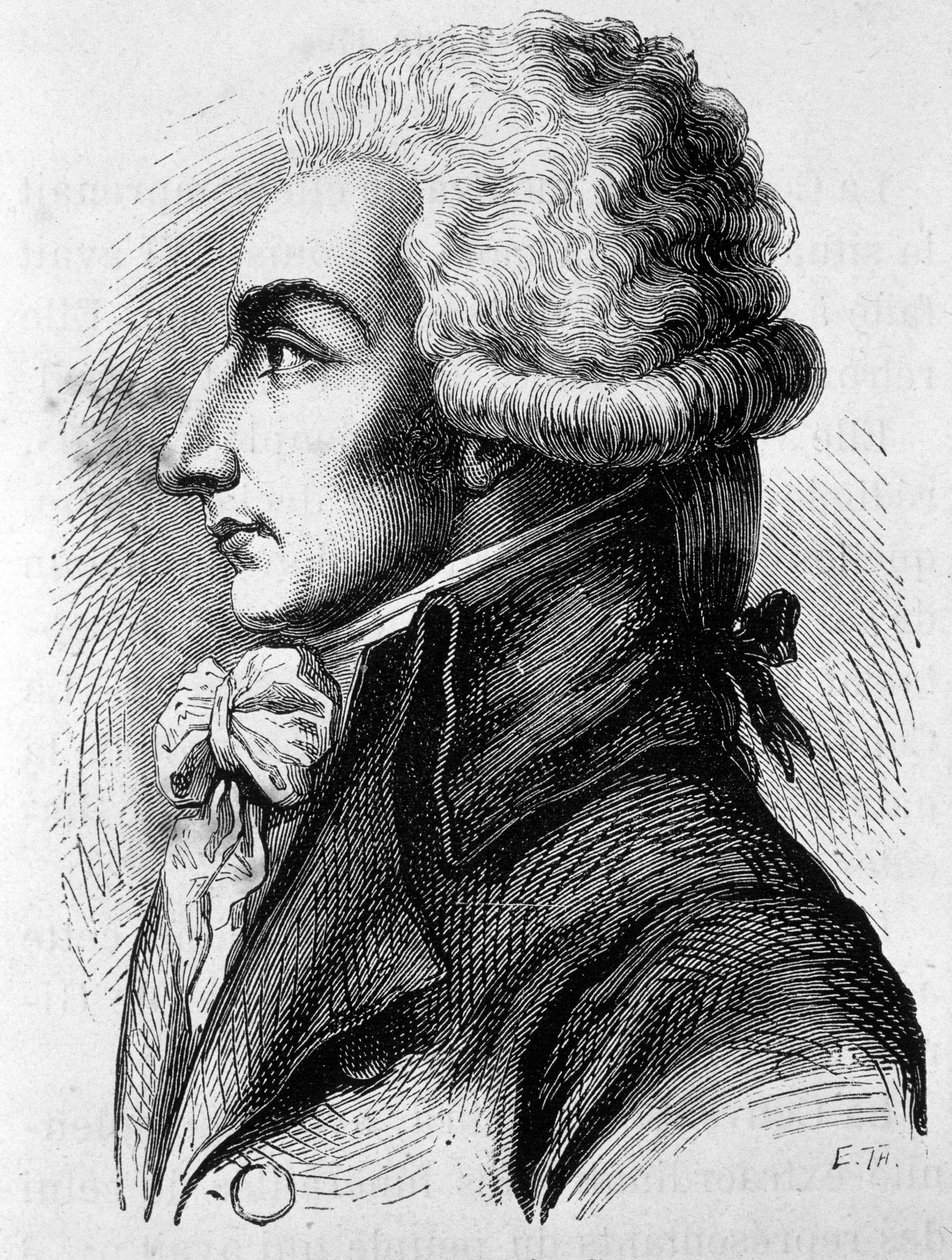 Louis Michel Lepeletier, Marquis de Saint-Fargeau (Saint Fargeau), fransk politiker (1760-1793) - i "" The History of France"" af Henri Martin af French School