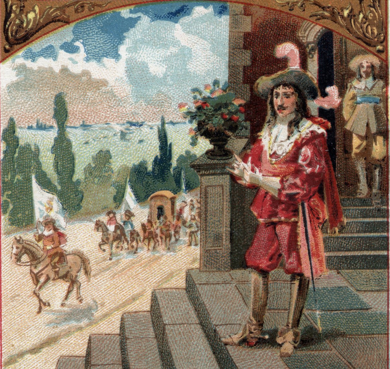 Ludvig XIII (1601-1643) overnattede den 5. juni af French School
