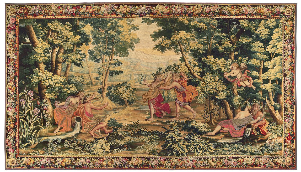 Louis XIV mythological tapestry, Gobelins or Beauvais, late 17th centurydani af French School