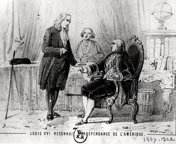 Ludvig XVI (1754-1793) anerkendte den amerikanske uafhængighed i 1783 af French School
