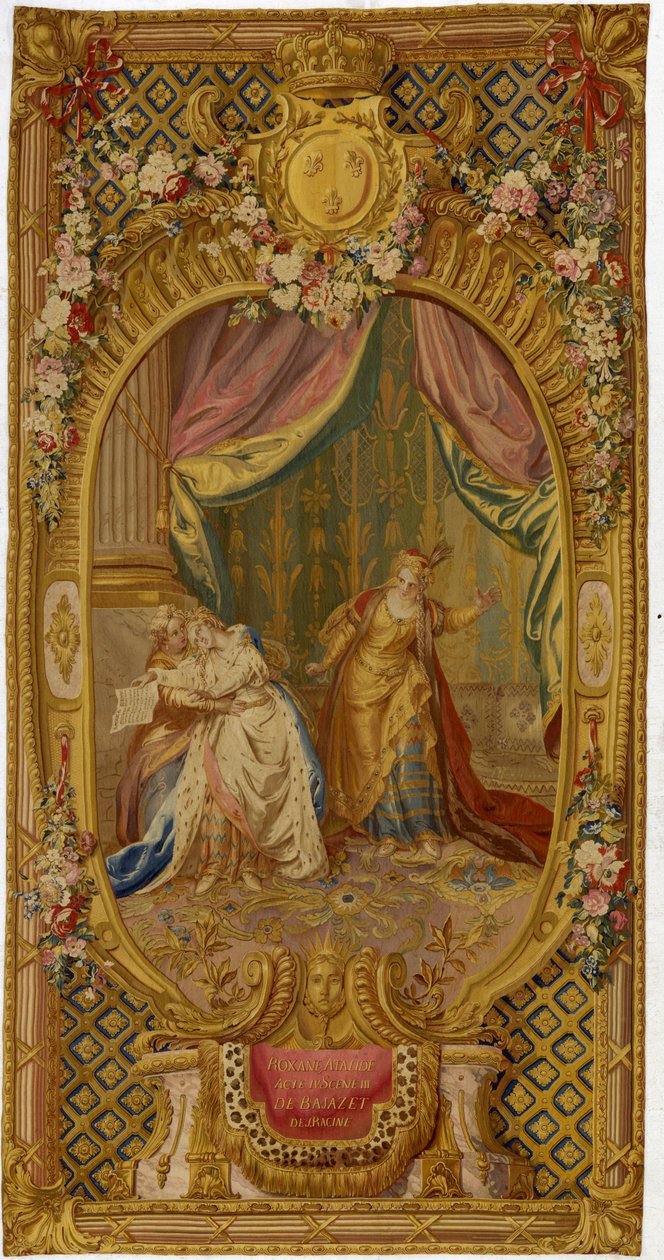 Louis XV Gobelins gobelin fra serien "Scenes d"Opera, de Tragedie et de Comedie", fra den anden vævning 1761-64 af French School