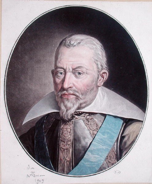 Louis des Balbes af Berton de Crillon (1543-1615) (farve litho) af French School