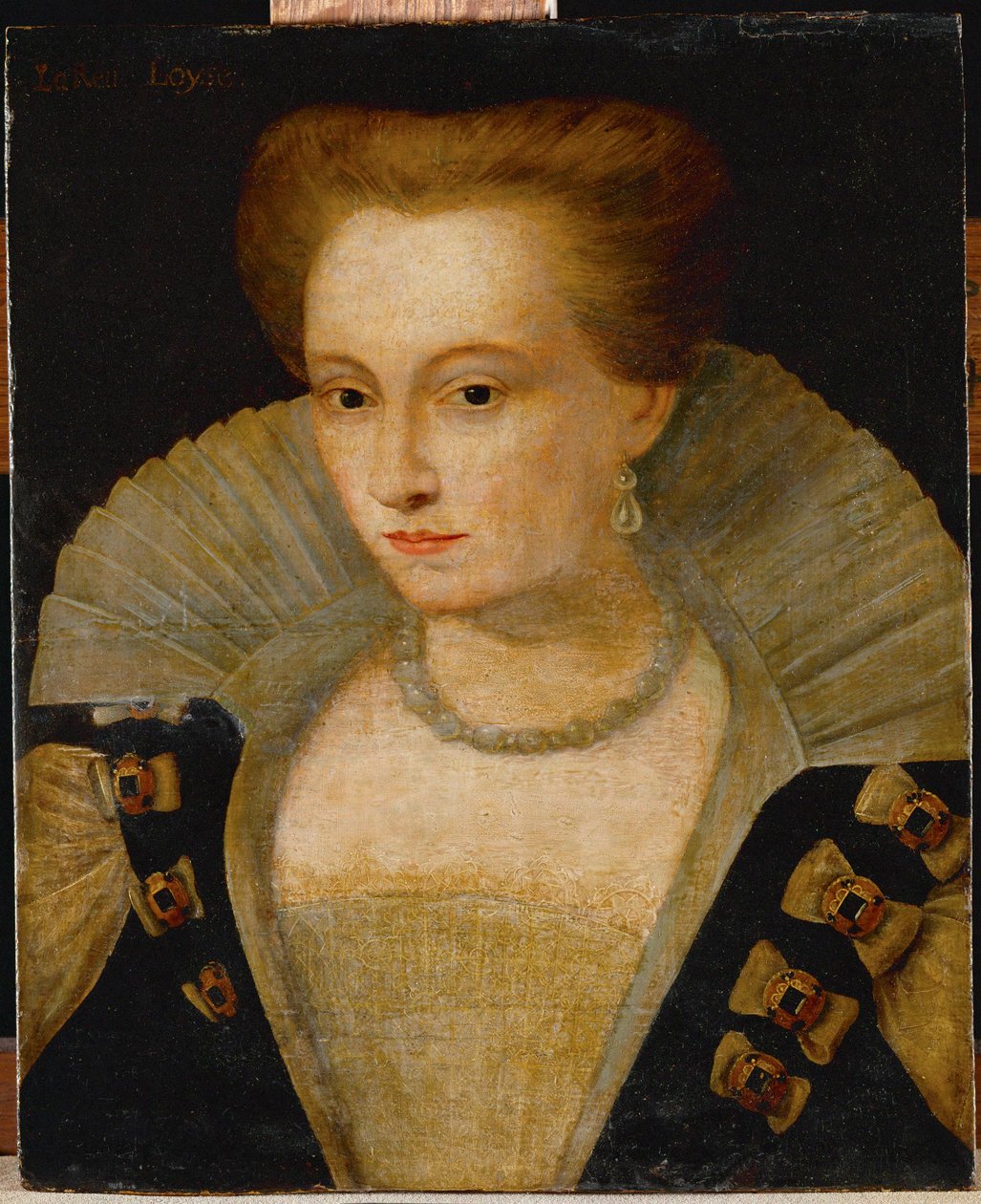 Louise de Lorraine, dronning af Frankrig, hustru til Henri III ... af French School