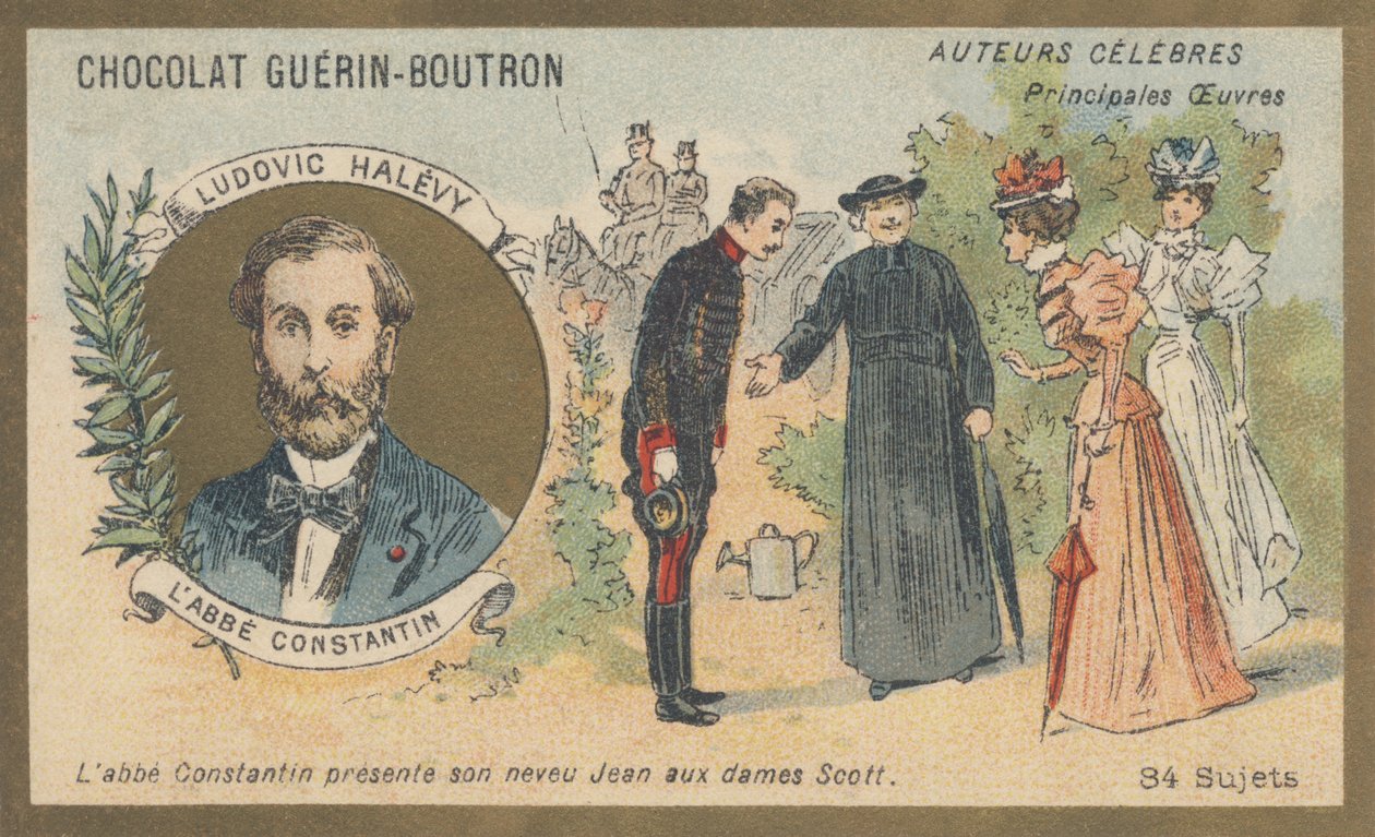 Ludovic Halevy (1834-1908), dramatiker, librettist af operetter og operaer, og fransk romanforfatter, forfatter til "L