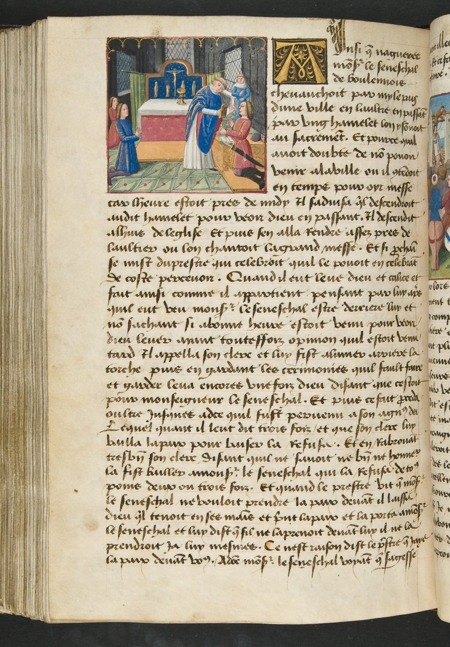 MS Hunter 252 160v Side fra Cent Nouvelles Nouvelles, c.1461-62 af French School