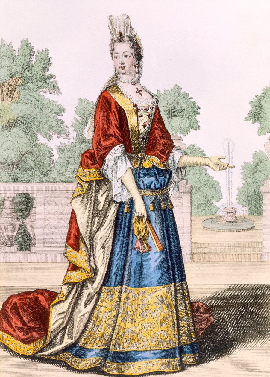 Madame Hertuginden af ​​Maine, 1692 af French School
