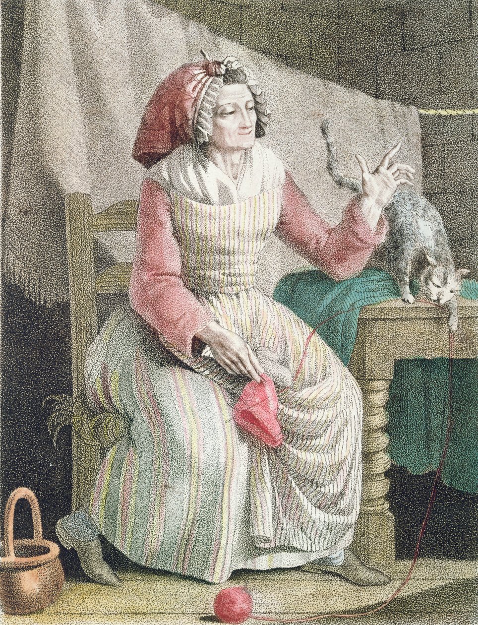 Madame Sans Culotte, ca. 1789 af French School