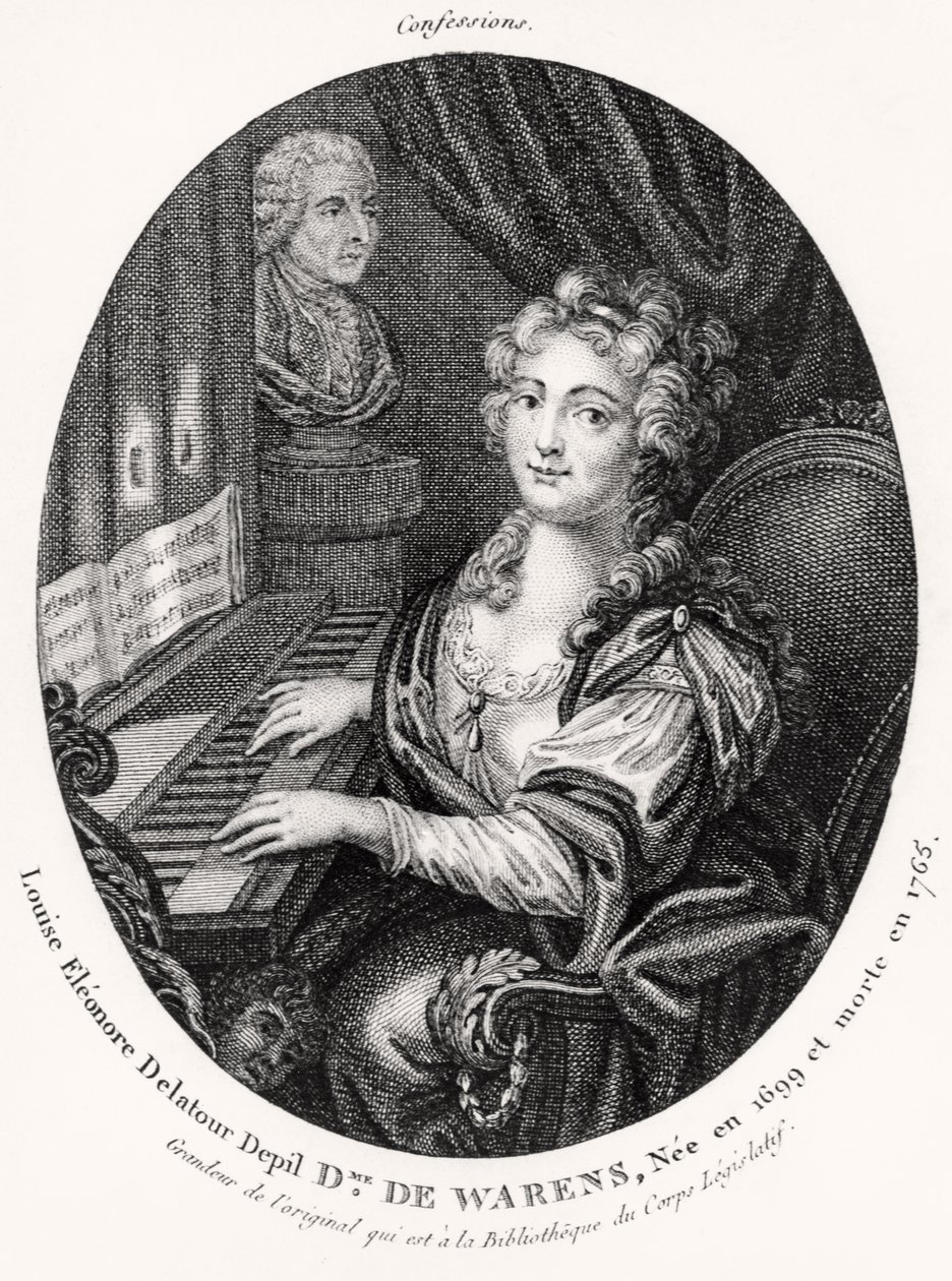 Madame de Warens, ca. 1789 (gravering) af French School