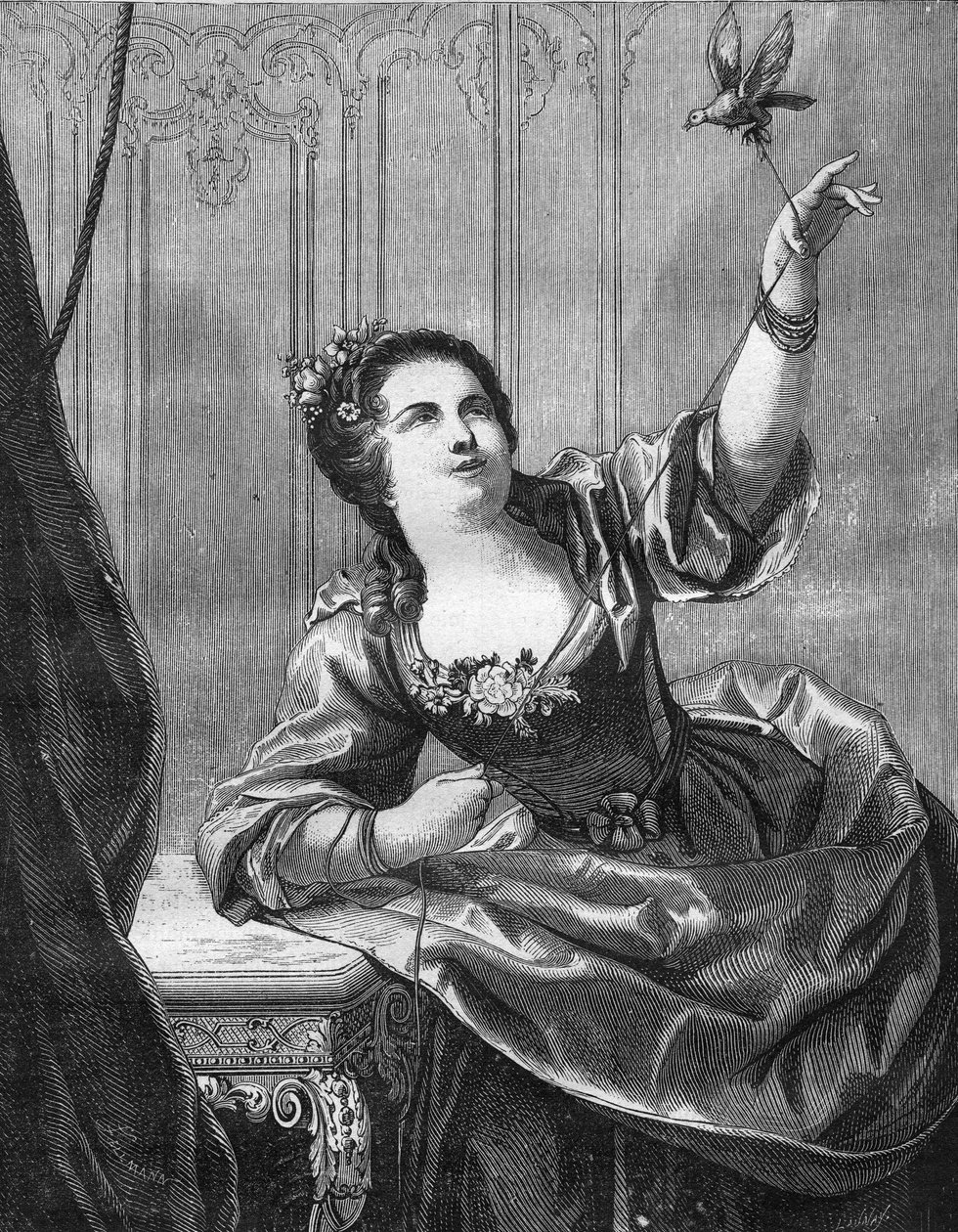 Madame du Favart, Justine du Ronceray (1727-1772) fransk komiker og sangerinde, offer for fremskridt af Maurice af Sachsen. Indstik i "Prostitutionens og udskejelsens historie blandt alle verdens folkeslag fra oldtiden til i dag" af Dr. Th. - af French School