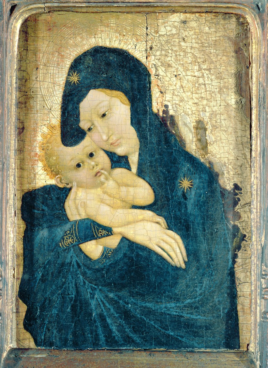 Madonna og barn, Bourgogne-skolen af French School