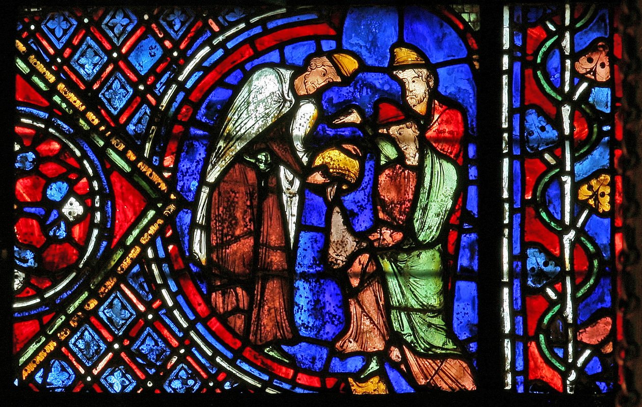 Tryllekunstnere tilbereder en eliksir (w29a) af French School