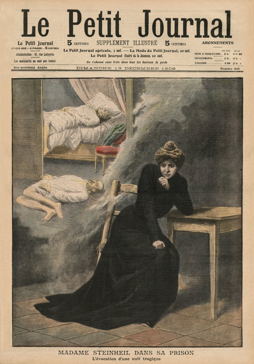 Marguerite Steinheil i fængsel, forsideillustration fra 