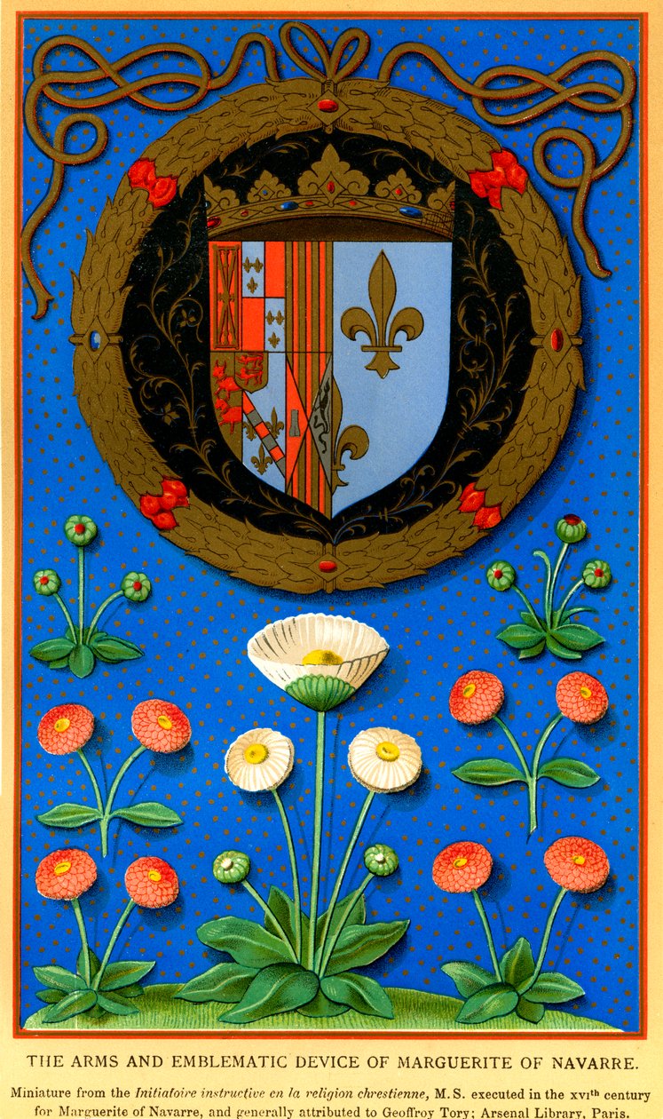 Marguerite de Navarres emblematiske apparat af French School