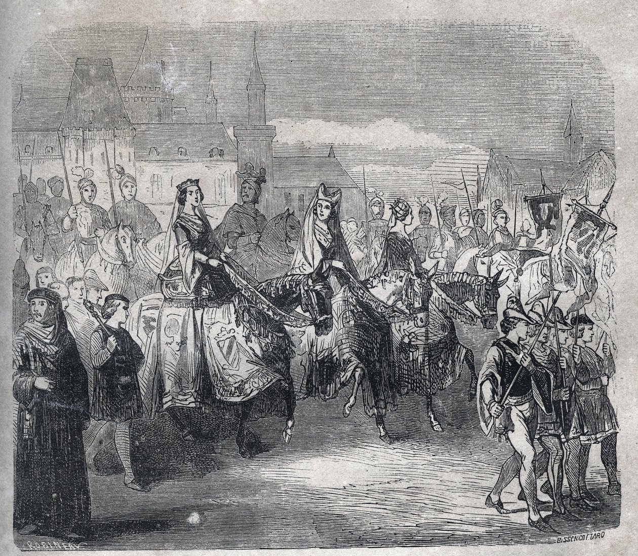 Ægteskaber mellem kong Ludvig X Hutinen (1289-1316) og hans brødre Philippe (dengang Filip V den lange af French School