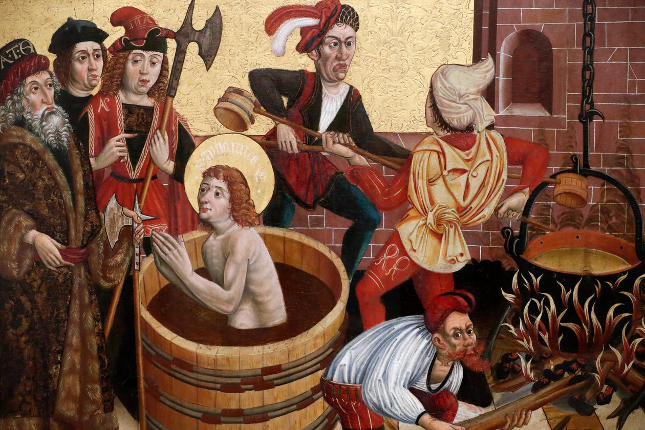 St Johns martyrium af French School