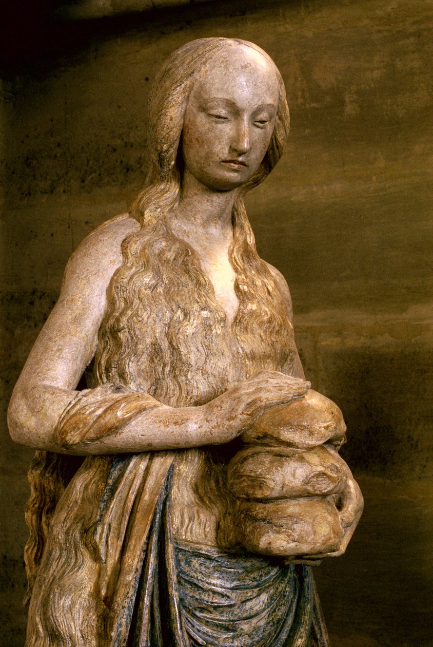 Maria Magdalena, slutningen af det 15. århundrede (polykron sten) (se også 248112, 252685, 252686) af French School