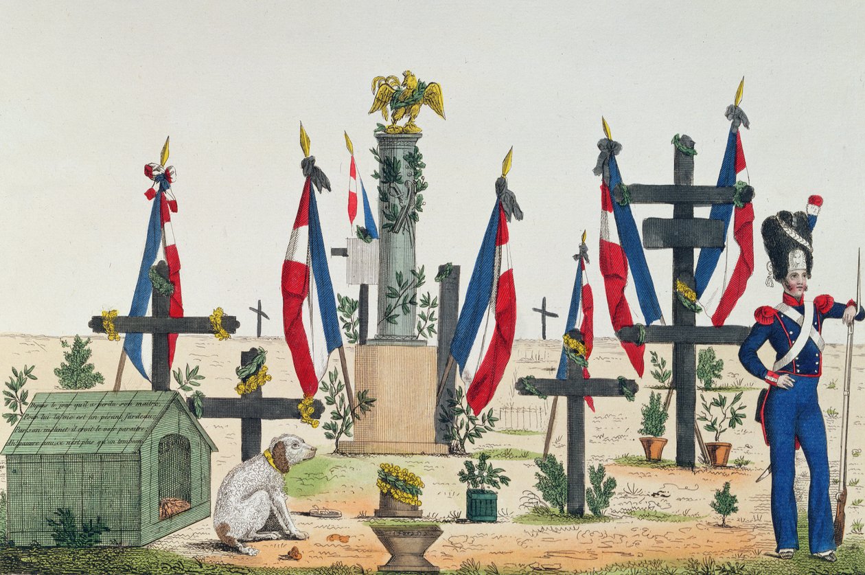 Medor, Louvres trofaste hund, ca. 1831 af French School
