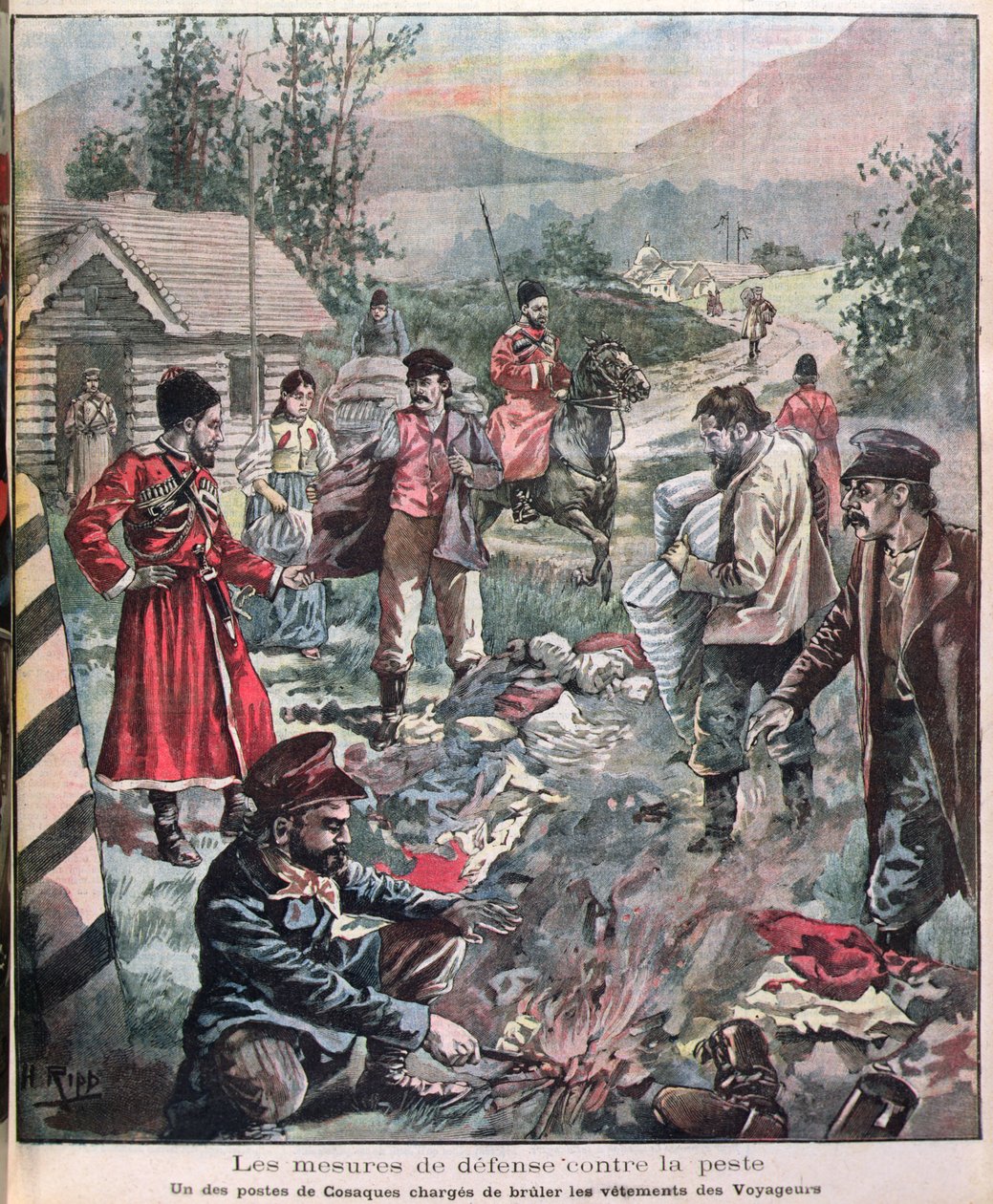 Metoder til at forhindre pesten, fra Le Petit Journal, 1898 af French School