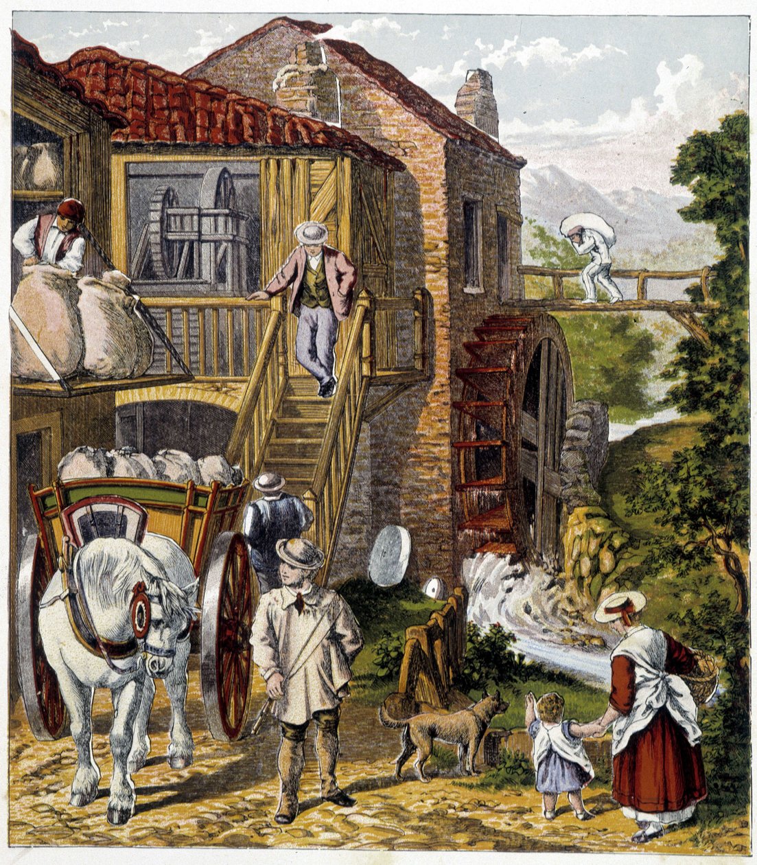 Meunier - i ""Magazine of small children: the Trades"", red. Hatchet, n.d., ca. 1900 af French School