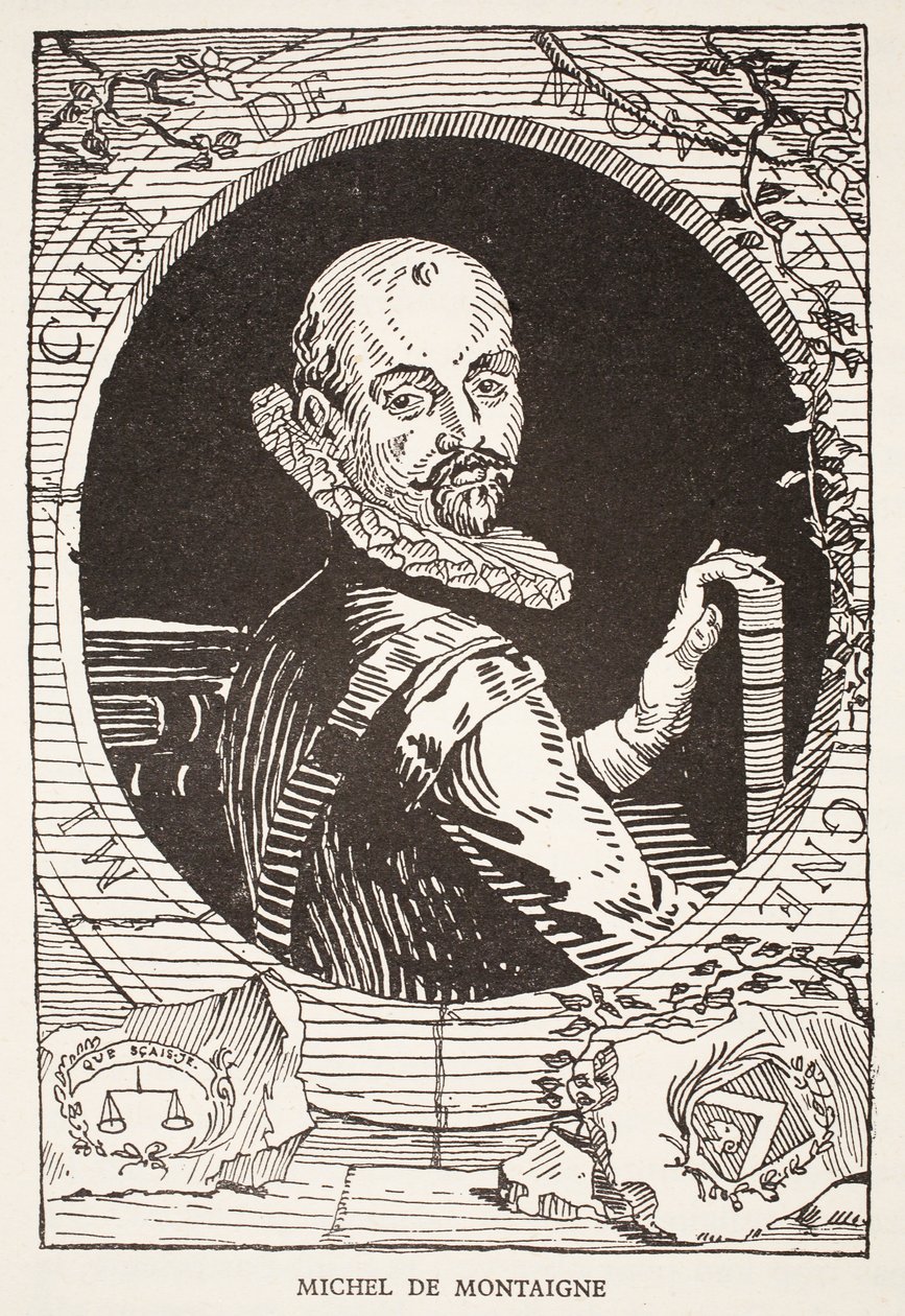 Michel de Montaigne af French School