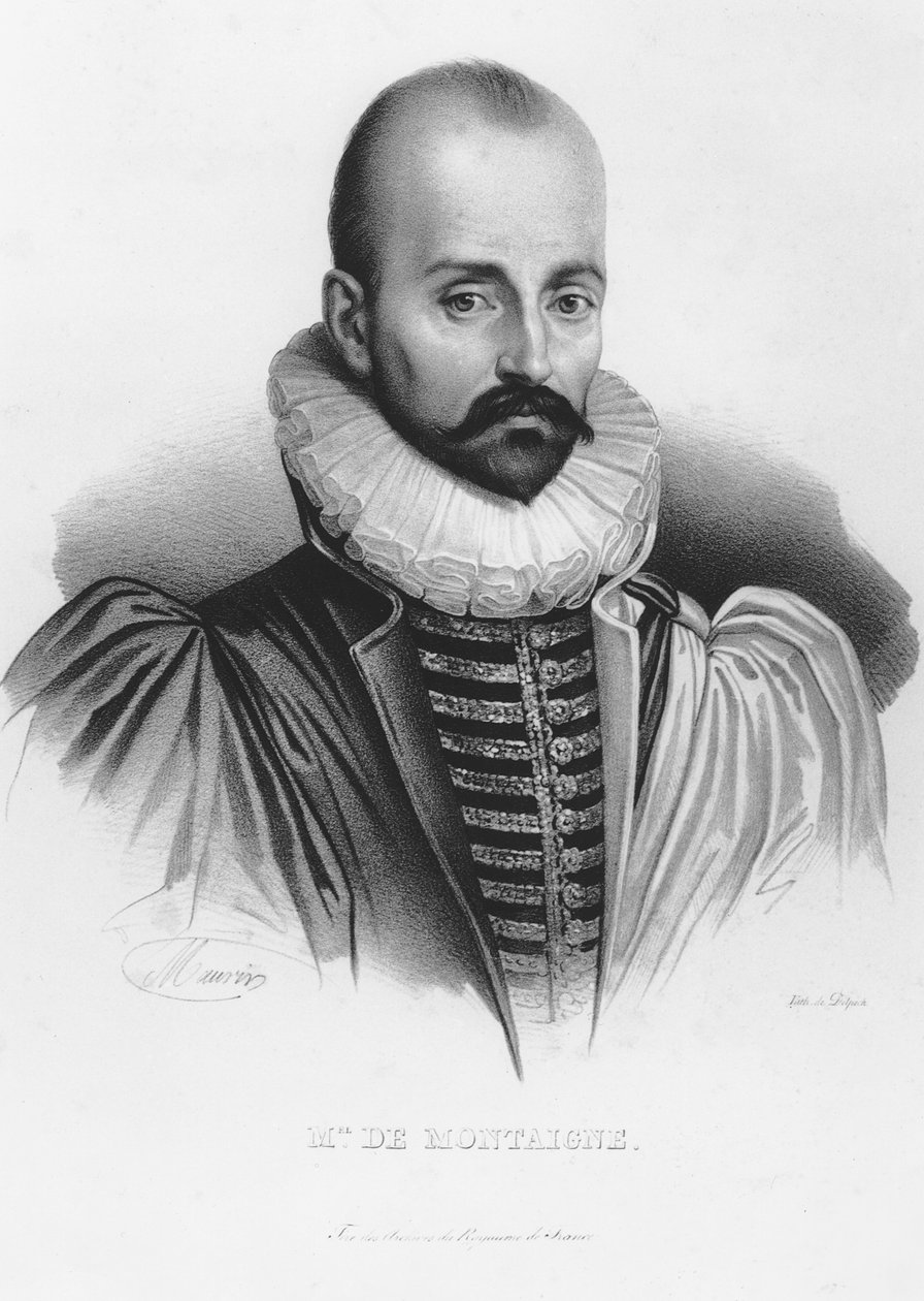 Michel de Montaigne af French School