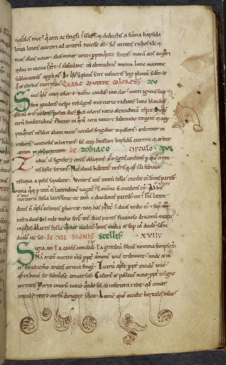 Diverse værker om computus og astronomi, Royal MS 13 A XI af French School