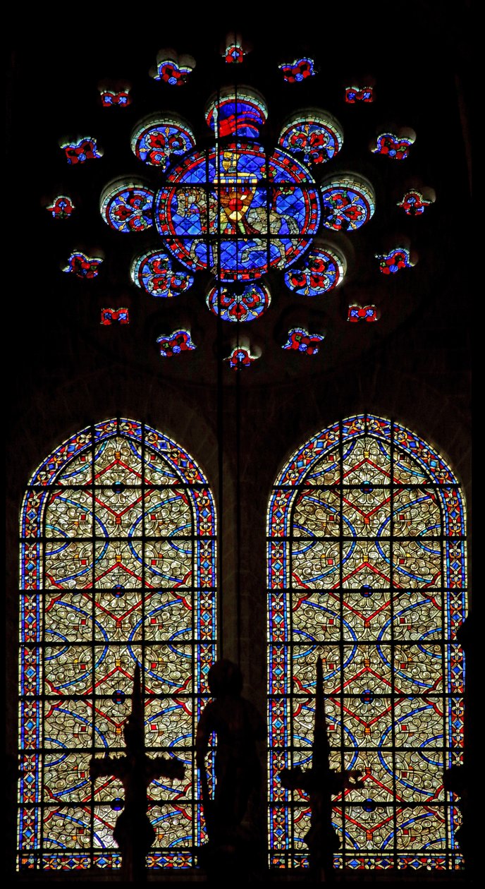 Moderne grisaille og en Courtney-ridder i rosen (w112) af French School