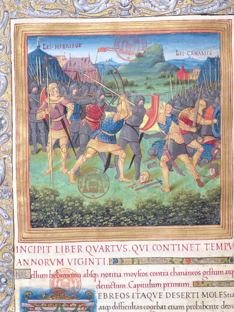 Fru 1581 f. 071 Illustration fra bog IV (Fra den generations forkastelse til Moses