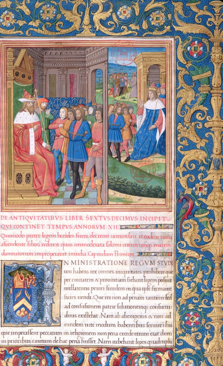 Fru 1581 f. 311v Illustration fra Bog XVI (Fra Herodes