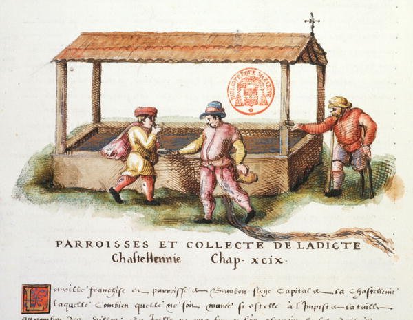 Ms 3243 The Fountain of Saint-Pardoux, Puy-de-Dome, illustration fra 