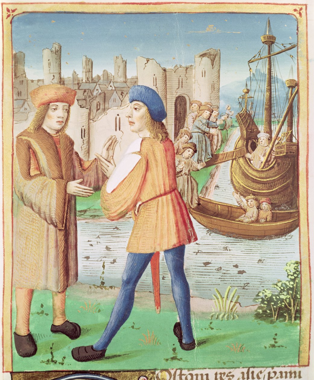 Ms 493 fol.87 Æneas