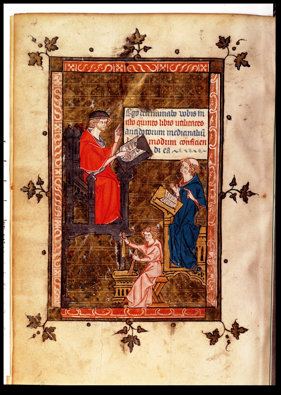 Ms. Lat. 14023 fol. 769 v. Modgiftslære fra medicinkanon af Avicenna (Ibn Sina) (980-1037), oversat af Gerard de Cremone (1114-87) ca. 1320 af French School