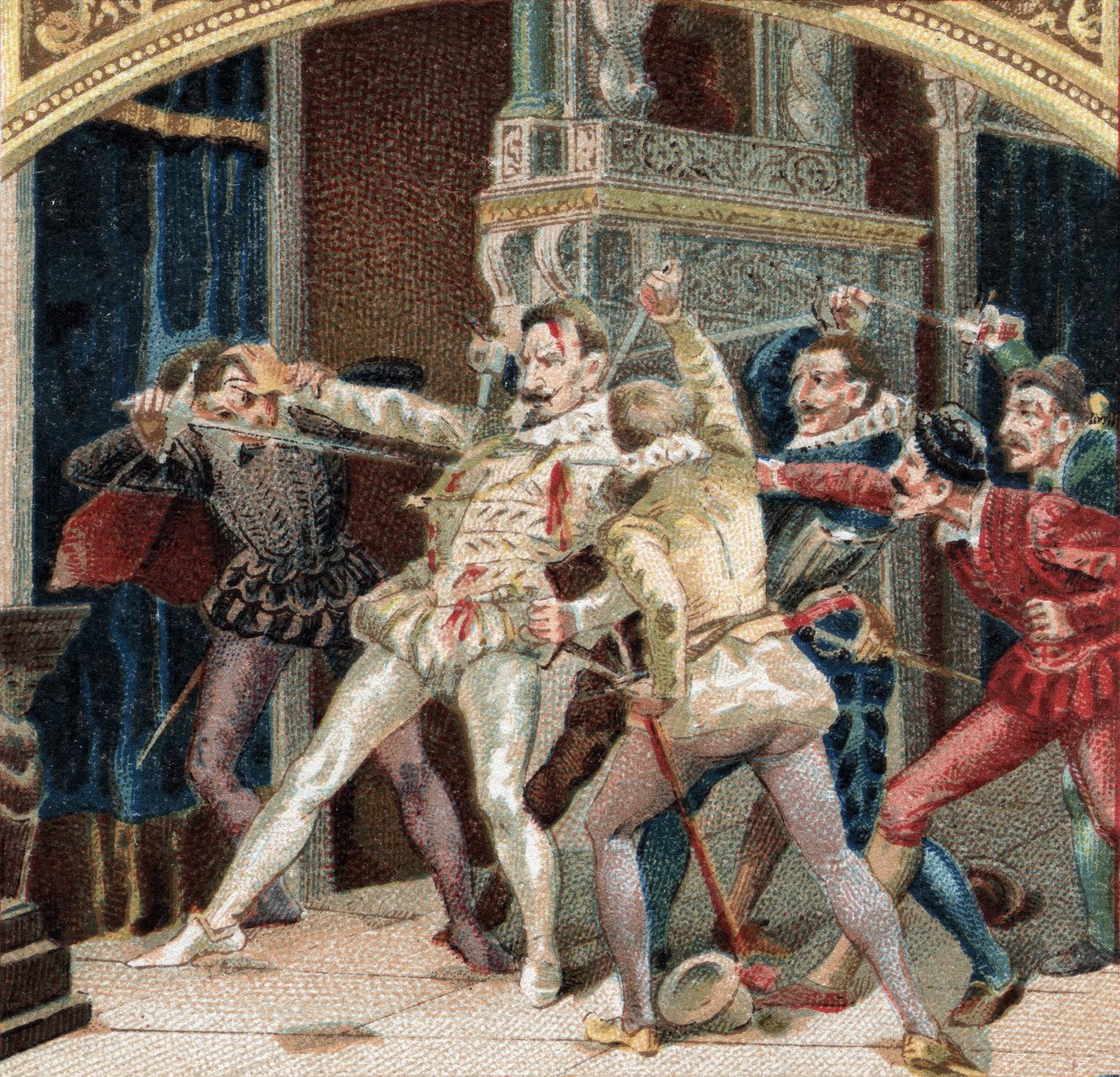 Mordet på hertugen af Guise (Henry I af Lorraine, kendt som Balafre af French School