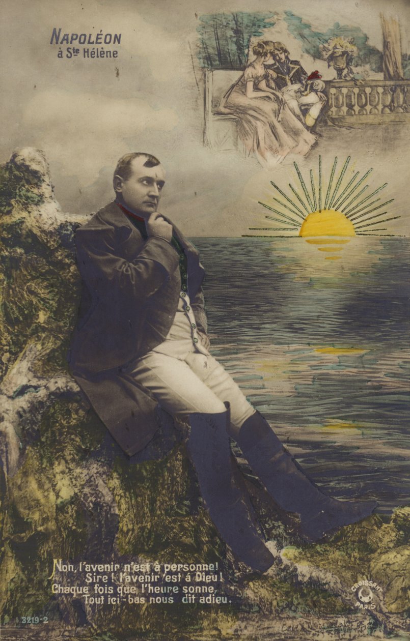 Napoleon Bonaparte (farvelitografi) af French School