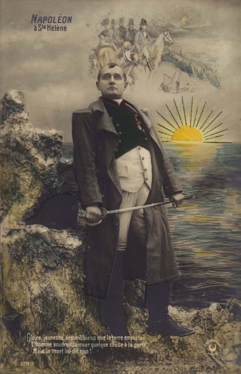 Napoleon Bonaparte (farvelitografi) af French School