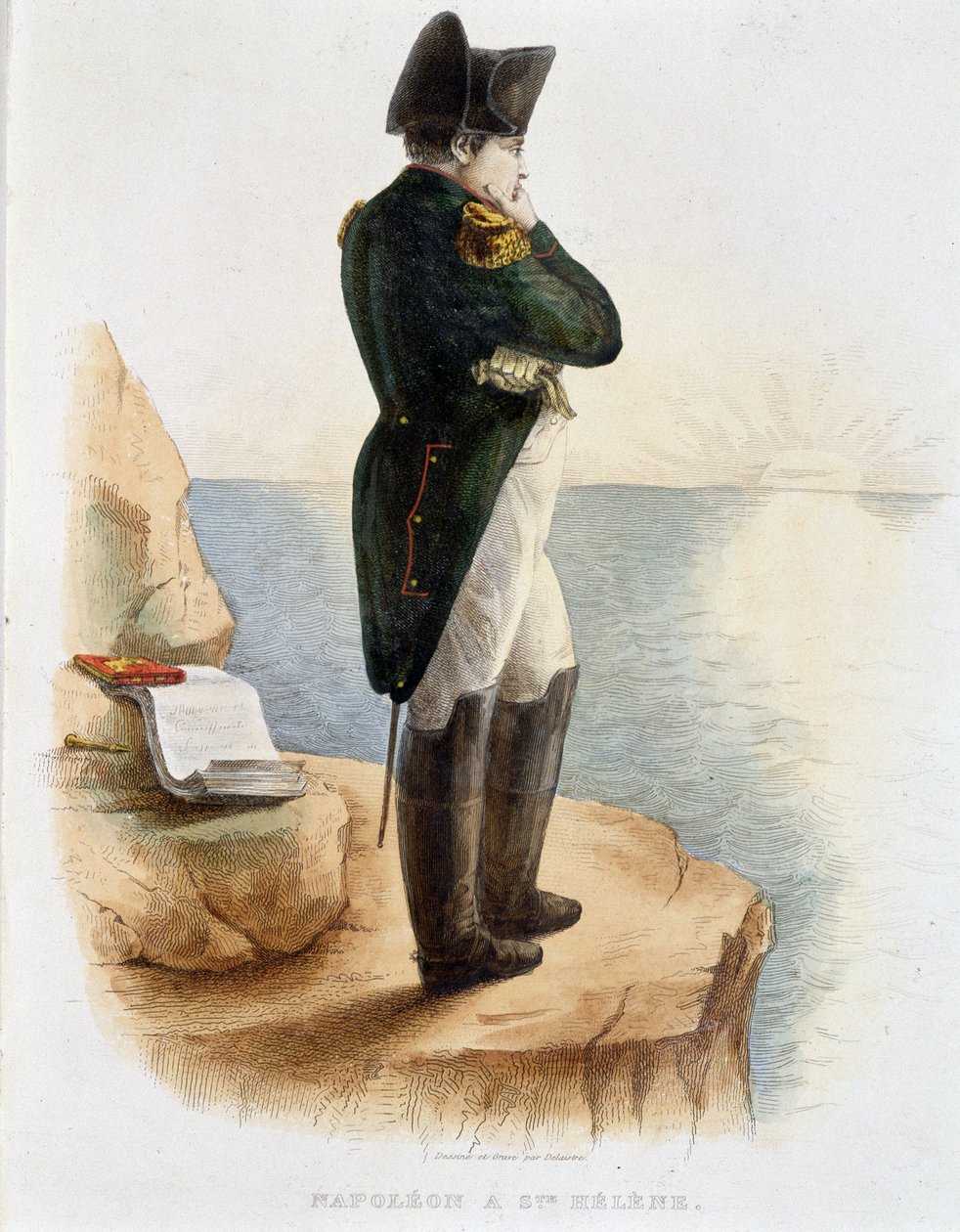 Napoleon a Sainte Helene - i "" French Plutarch"" af French School