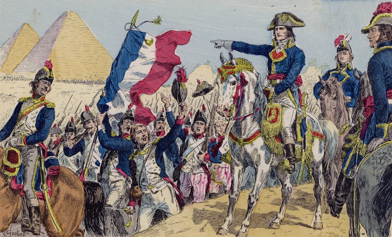 Napoleon i slaget ved pyramiderne, Egypten af French School