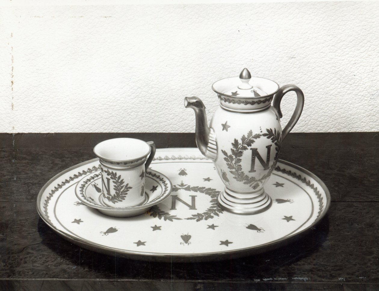 Napoleons kaffestel (porcelæn) af French School