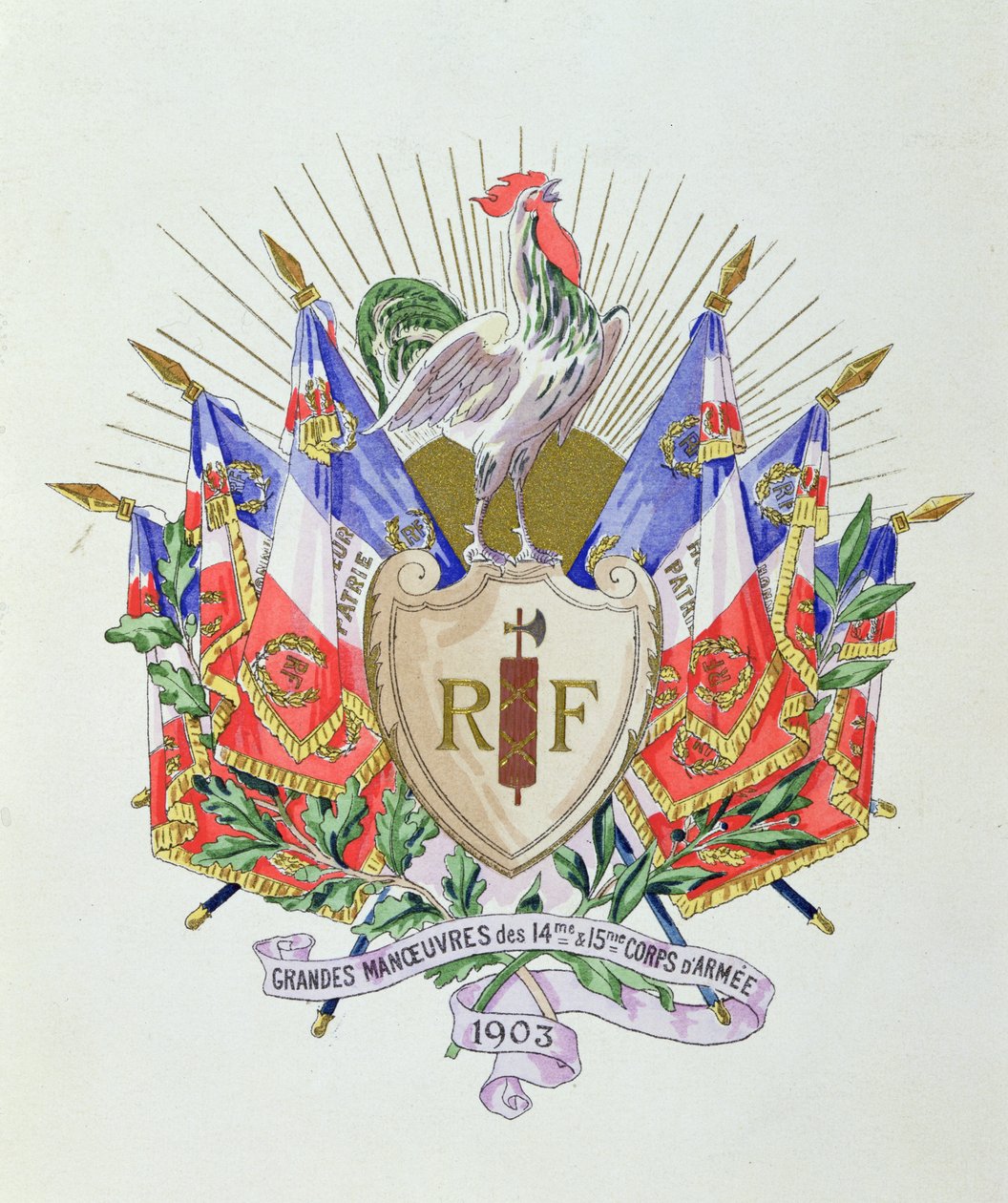 Nationalsymbolet for den franske republik, 1903 af French School