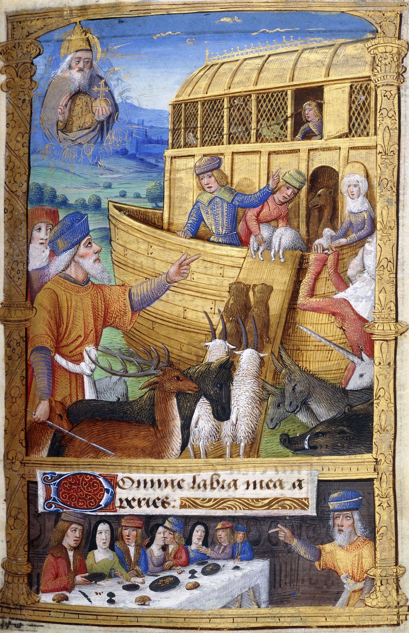 Noas ark, ca. 1500 af French School