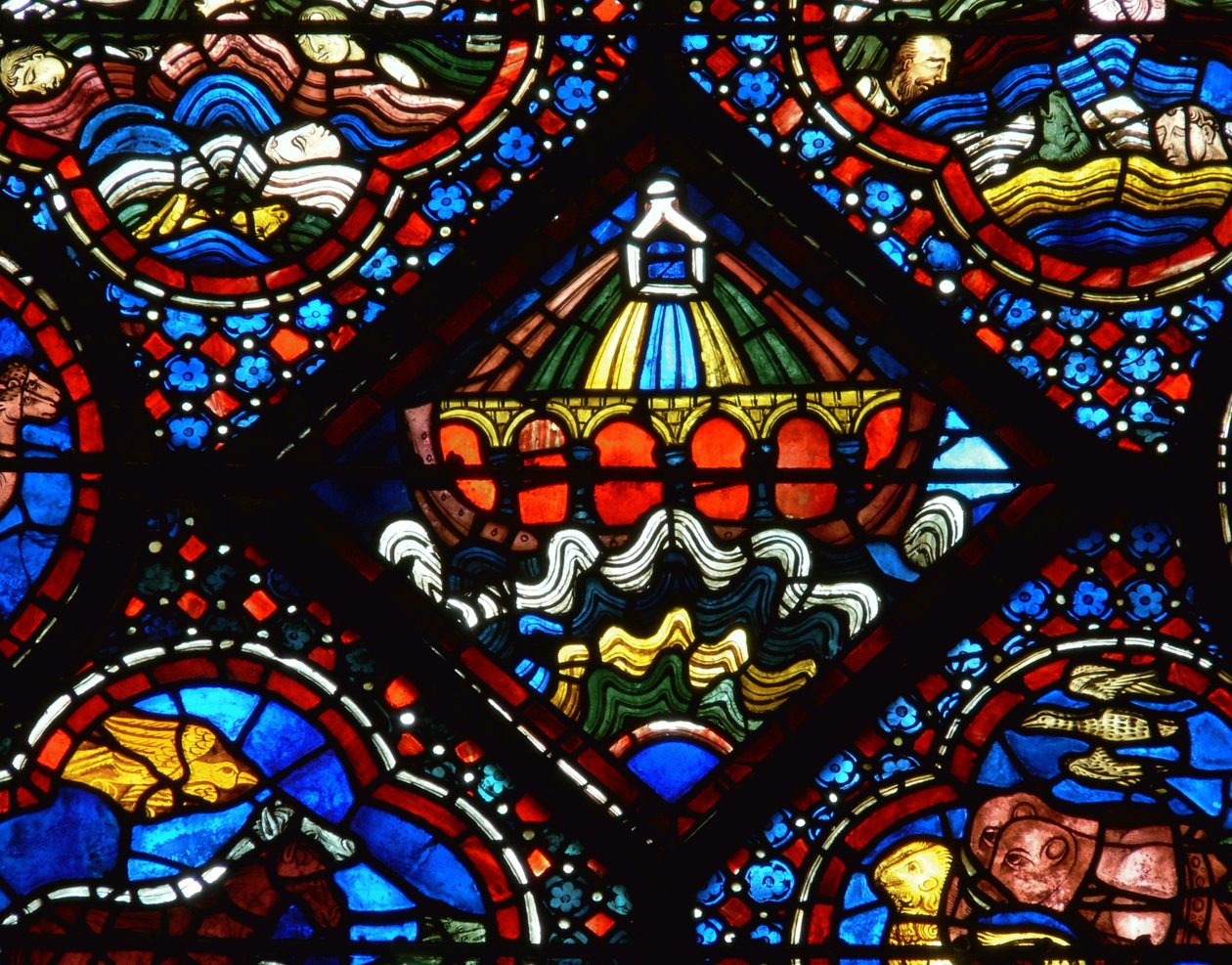 Noahs ark fra Noah vinduet af French School