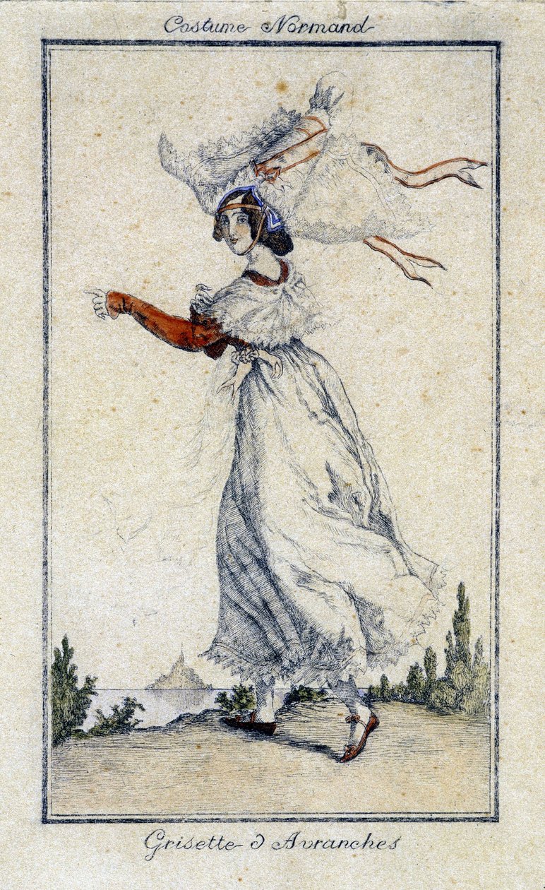 Normannisk traditionel kostume: Grisette d