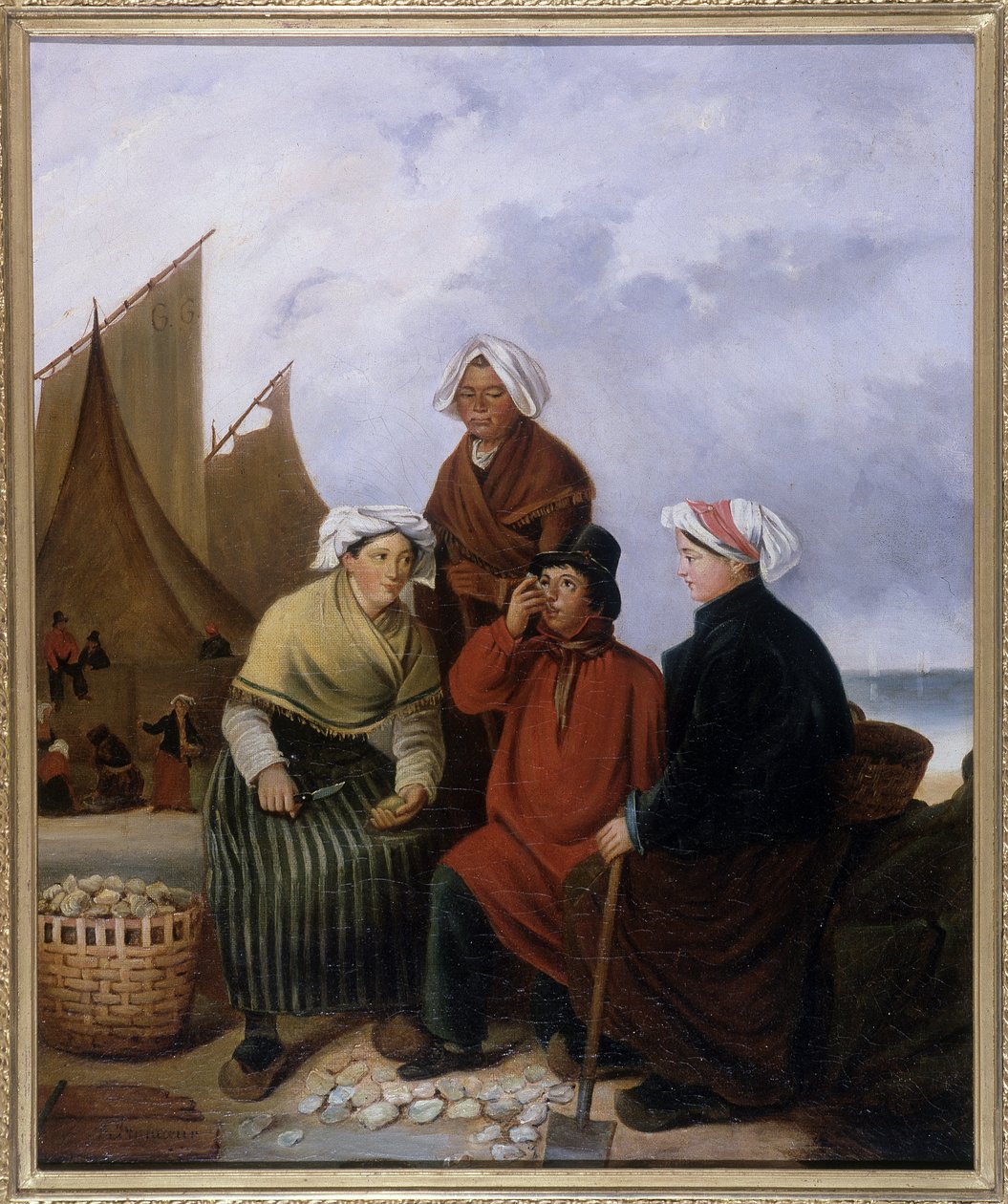 Normandiet, østerssmagning - Olie fra Francoeur af French School