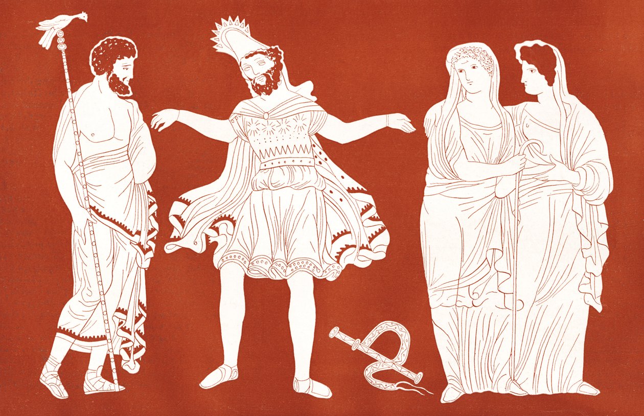 Ødipus med Tiresias, fra 